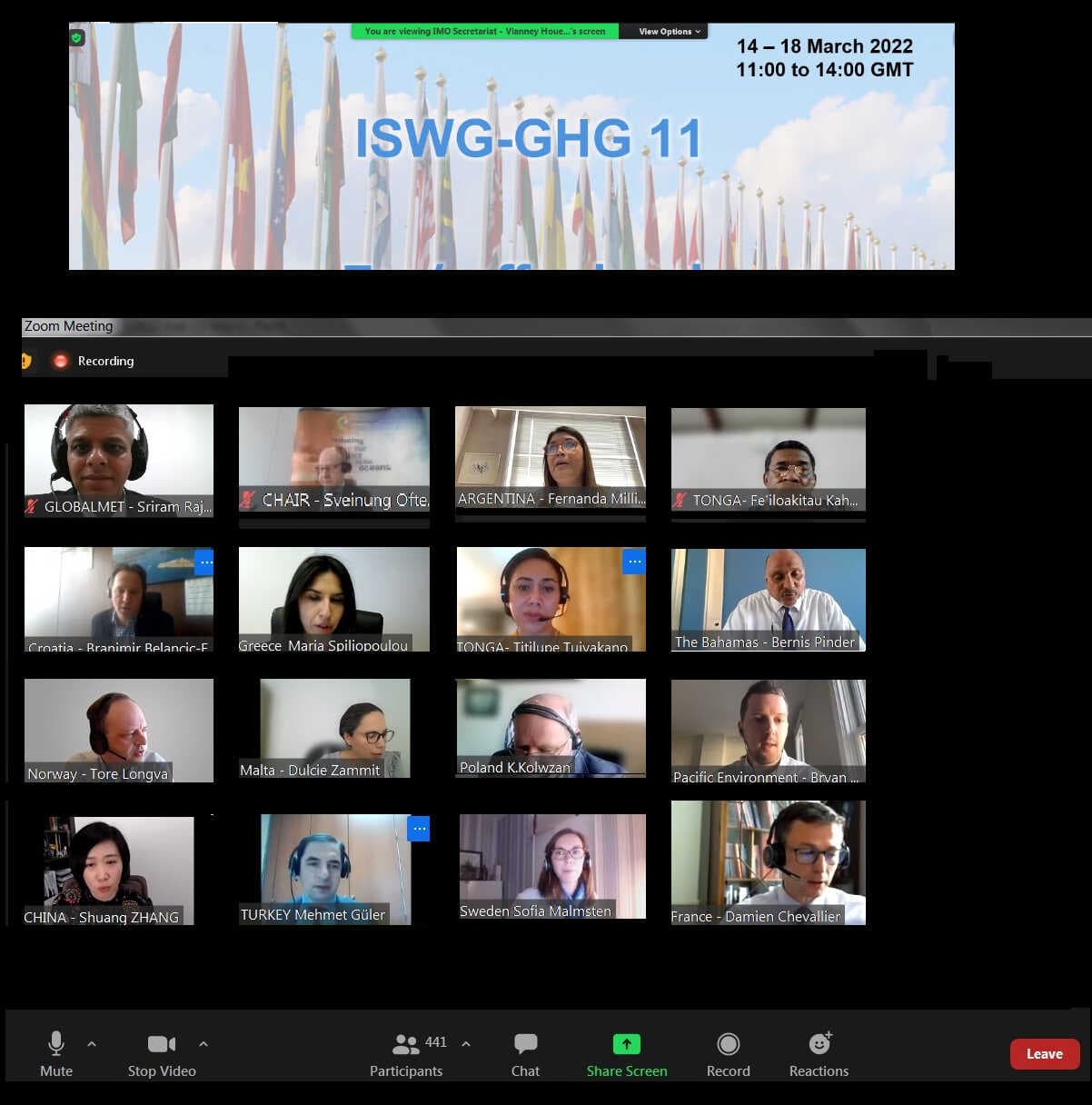 GlobalMET attends IMO ISWG–GHG 11